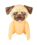 (Set Of 2) 24" Tan Pug Puppy Dog Inflatable - Blow Up Toy Party Decoration