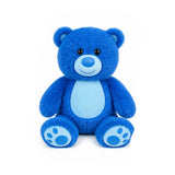 (SET OF 3) 12'' CUTE COLORFULL SPARKLE TEDDY BEARS BLUE, PINK, GREEN