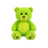 (SET OF 3) 12'' CUTE COLORFULL SPARKLE TEDDY BEARS BLUE, PINK, GREEN