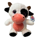 (Set of 6 ) 7'' Sitting Pet Animals Soft Cuddly Stuffed Animal Plush Toy