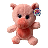(Set of 6 ) 7'' Sitting Pet Animals Soft Cuddly Stuffed Animal Plush Toy