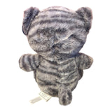7'' Cute Grey Stripped Kitten/Cat Soft Cuddly Stuffed Animal Plush Toy