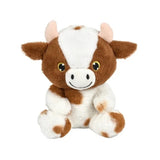 (Set Of 6) 8'' Adorable Sitting Baby Animal Plush Assortment Soft stuffed Animal Toy
