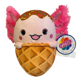 8'' Cute Foodie Ice Creme Cone Print Pet Plush Soft Stuff Animal Toy