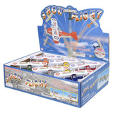 (Set of 12) 5.25'' Die Cast Biplanes Pull Back Propeller Classic Planes Toys
