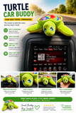 10'' Green Turtle car Buddy Plush Companion Soft Plush Toy aqua Pet