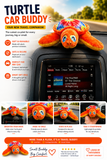 10'' Orange Turtle car Buddy Plush Companion Soft Plush Toy aqua Pet