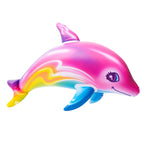 36" Beautiful Rainbow Dolphin Inflatable Pool Inflate Blow Toy Party Decoration