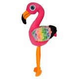 18" Pink Flamingo Plush With Colorful Wings Stuff Animal Toy