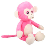 (Set Of 2) 10'' inch Pink & Blue Cute Monkeys Plush Soft Cuddly Toy