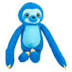 10'' inch Cute Neon Blue Sloth Plush Toy Soft Cuddly Stuffed Anima