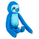 10'' inch Cute Neon Blue Sloth Plush Toy Soft Cuddly Stuffed Anima