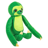 10'' inch Cute Neon Green Sloth Plush Toy Soft Cuddly Stuffed Anima