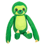 10'' inch Cute Neon Green Sloth Plush Toy Soft Cuddly Stuffed Anima