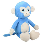 (Set Of 2) 10'' inch Pink & Blue Cute Monkeys Plush Soft Cuddly Toy